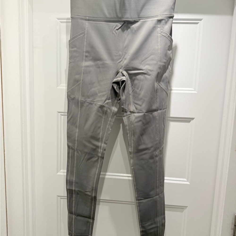 All access grey high waisted leggings